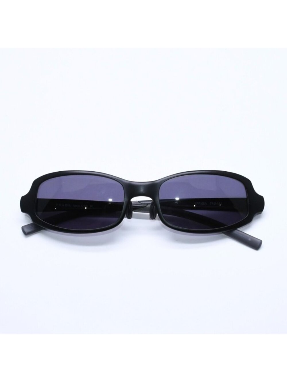 Prada Square Sunglasses Eyewear Metal Acetate Black